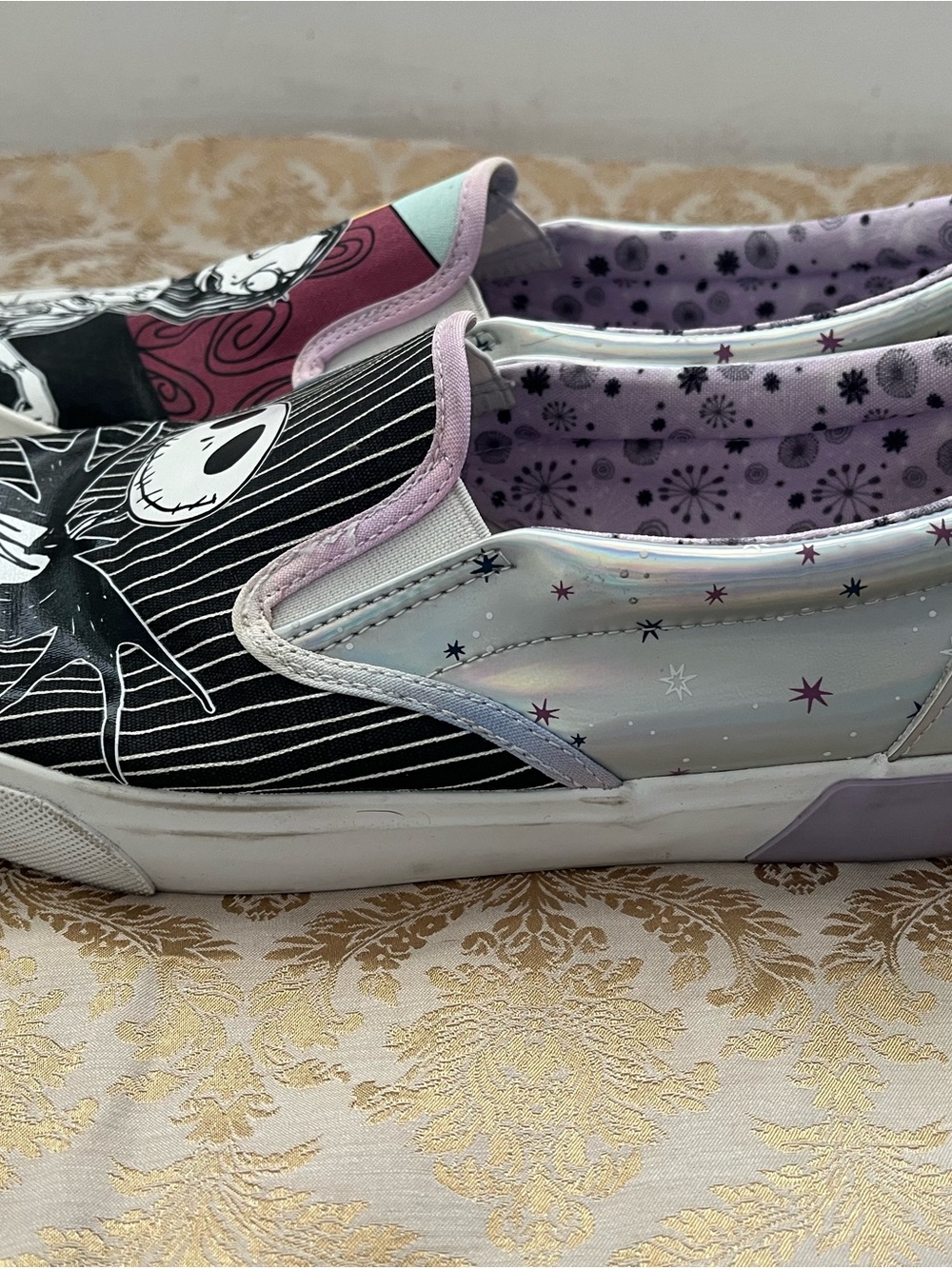 The Nightmare Before Christmas Slip-On Sneakers Sz 9.5 - Picture 6 of 9